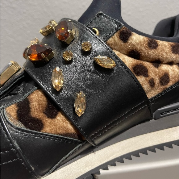 Dolce & Gabbana Leopard pattern stones velutto leovit.nap Sneakers - Picture 7 of 13
